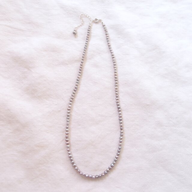 SV】Gray Pearl Necklace／グレーパール ネックレス | iichi 日々の