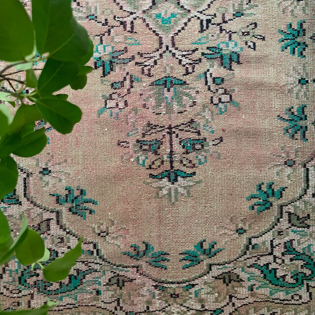 超大判 253×164幅広 オーバーダイ ペールピンク トルコヴィンテージ