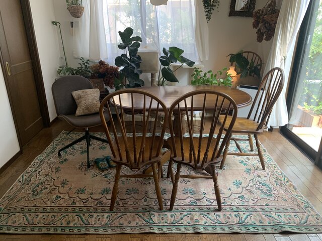 超大判　253×164幅広　オーバーダイ　ペールピンク　トルコヴィンテージラグ 超大判 253×164幅広 オーバーダイ ペールピンク トルコ