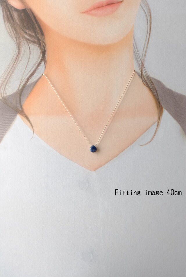 168【天然石 非加熱ブルーサファイア】14kgf 肌にやさしい絹糸の