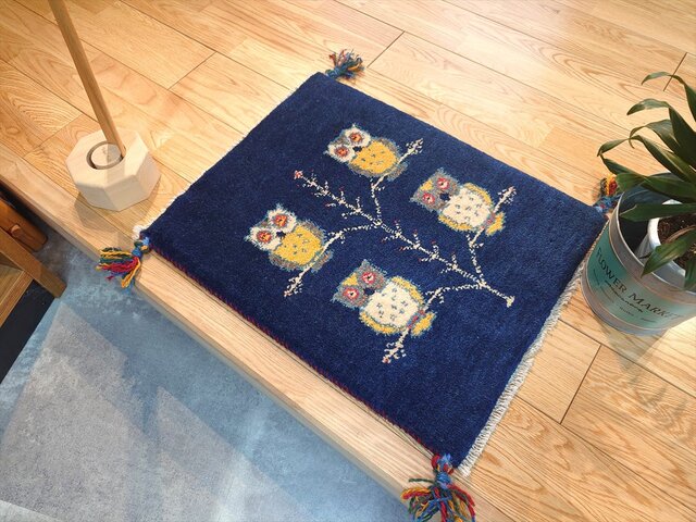 クロ　ペルシャ　玄関 　90x59 ギャベ 0400013831330_1?$VS_1500$