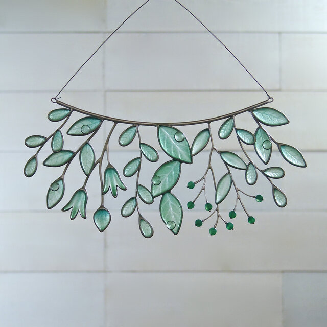 ガラスのスワッグ［朝露］