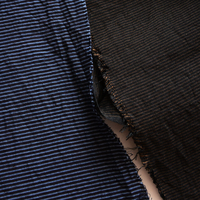 古布 はぎれセット 木綿 藍染絣 縞模様 格子模様 リメイク素材 B26