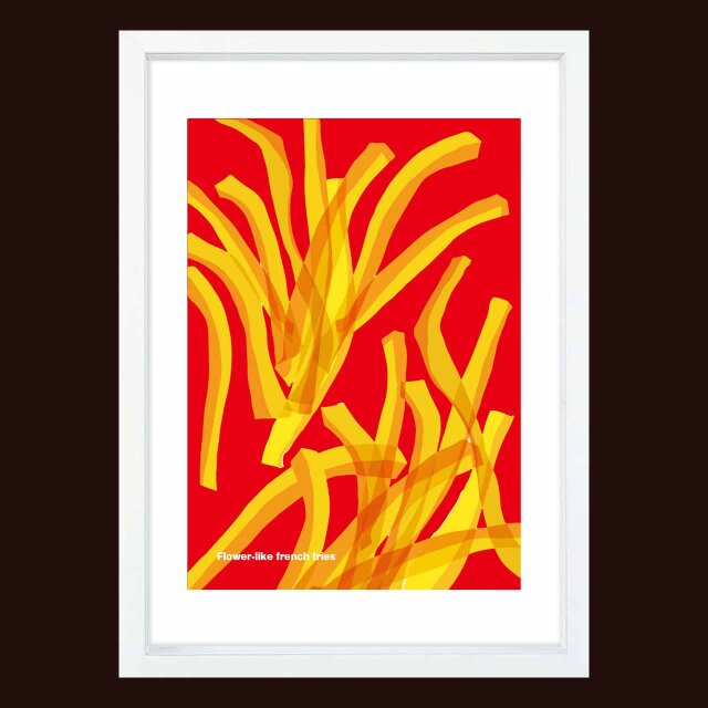 OTTA 手書きイラスト　ポスター　絵　アート ひらめいた鳥 送料無料 イラスト アート ポスター アート
