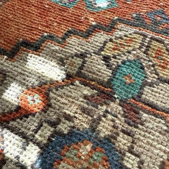 50×96 オレンジグラデーション 小さなメダリオン トルコ