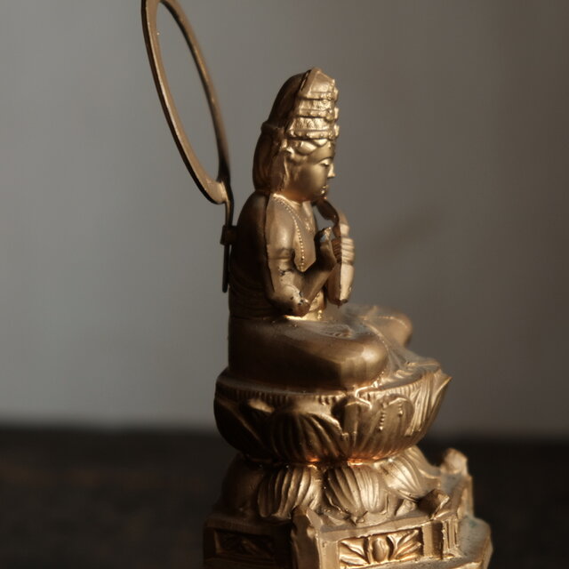 【金属製工芸/骨董品】仏像　置物　インテリア　オブジェ　金属製 金属製工芸/骨董品】仏像 置物 インテリア オブジェ 金属製