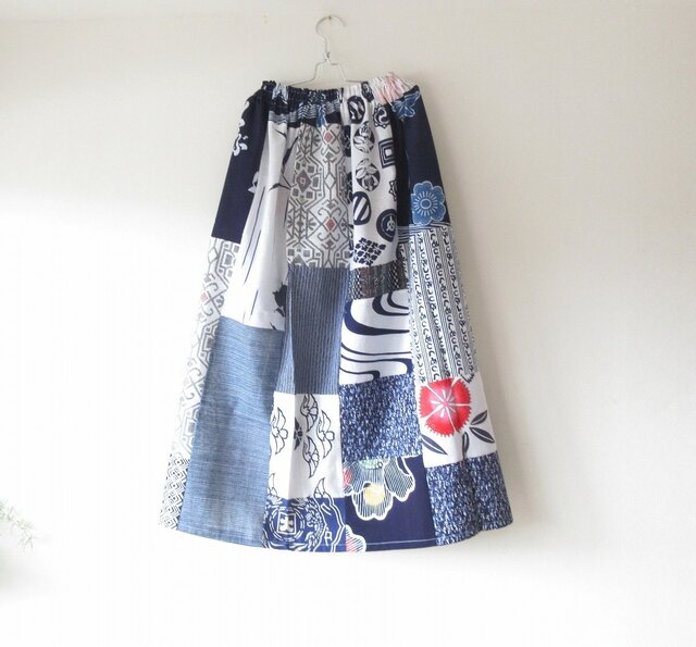 HYSTERICGLAMOUR☆パッチワーク ロングスカート ☆浴衣ロングスカート☆パッチワーク♪/32ys030 | iichi 日々の