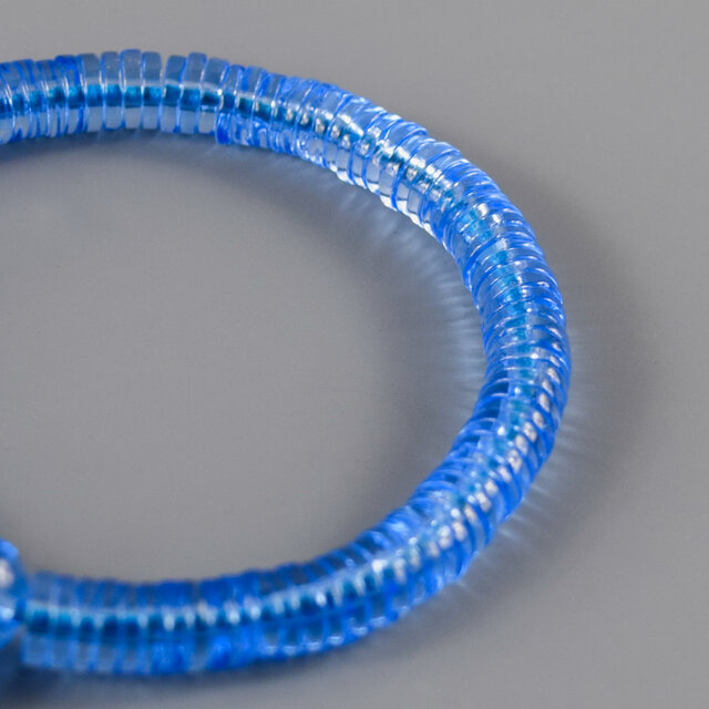 6mm 108玉 ブルークォーツ 水晶 ブレスレット 腕輪 ブレスレット 数珠