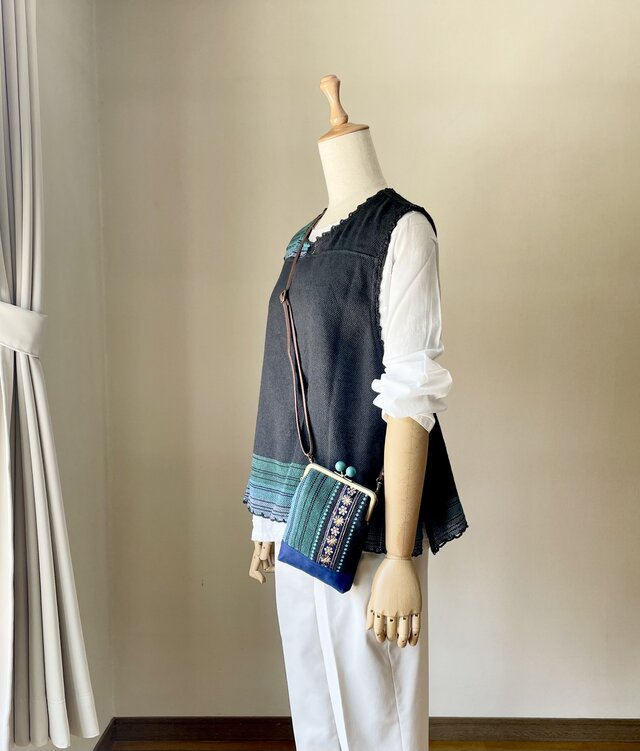 古布の裂き織りジャケットとベスト です。 横須賀市】久里浜☆古布が生まれ変わる！美しい裂織の世界に感激