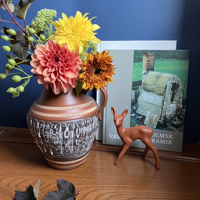 赤土の美しい花器／Eckhardt & Engler／Fat Lava