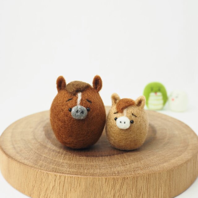 【貴重】ソニーエンジェル＊年賀状＊2015年＊干支ver＊ひつじ＊羊※おまけ付 受注製作】 2026年干支(午) まゆ馬親子単品ページ 羊毛フェルト