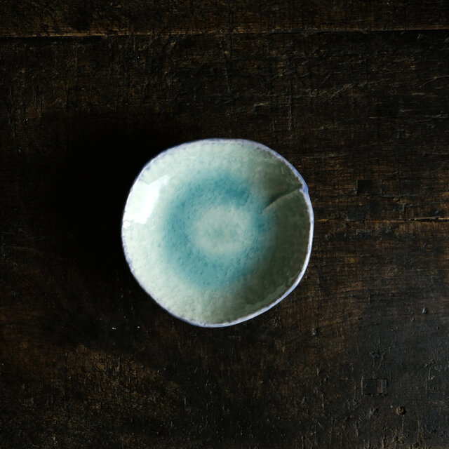 美しい色味◆脚付き小皿　暮らしに　古民家　レトロ　現代品