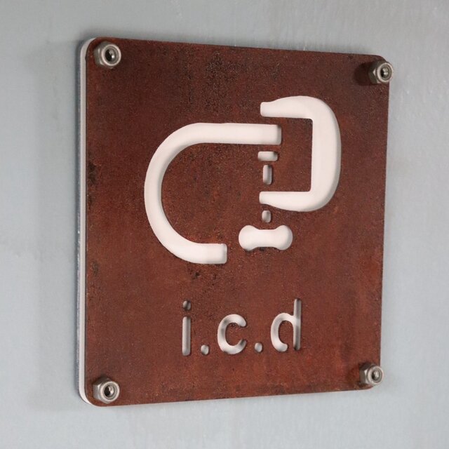 オーダー】アイアンプレートサイン/アイアン看板/iron sign