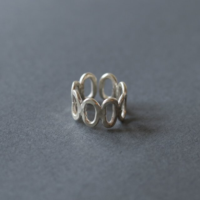 Karen silver ring / オーバル | iichi 日々の暮らしを心地よく