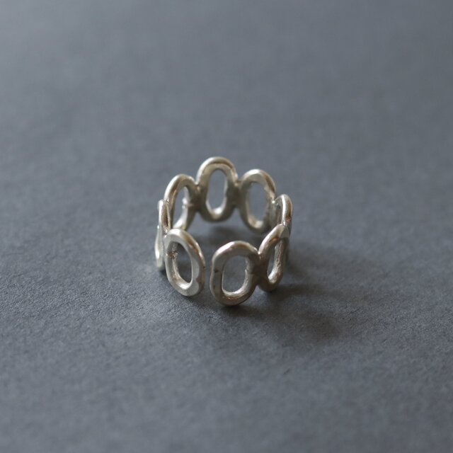 Karen silver ring / オーバル | iichi 日々の暮らしを心地よく