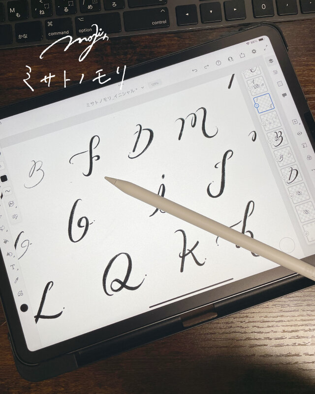 《イニシャル or ナンバー入れ》スマホケースオプション