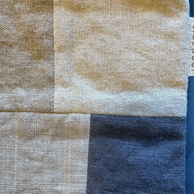 リネン・パッチワーク  サコッシュ