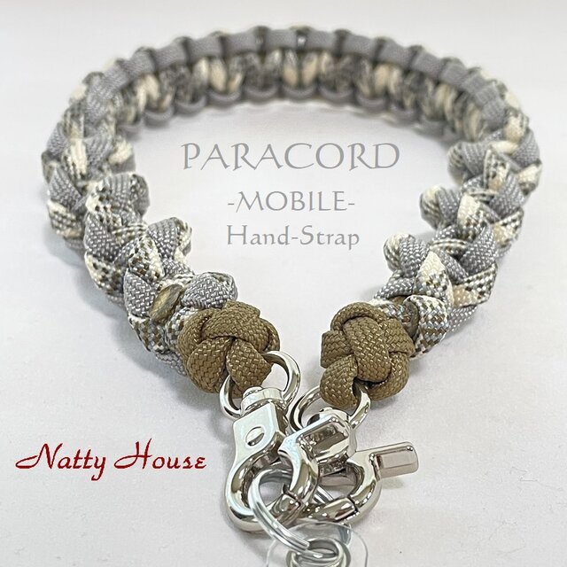 ハンドストラップ スマートホン PARACORD パラコード パラシュート アウトドア ロープ キャンプ 防災 手編み 送料無料
