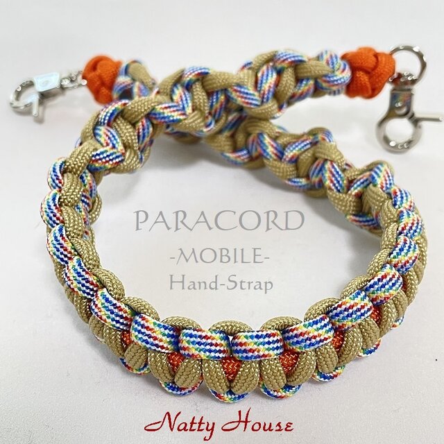 ハンドストラップ スマートホン PARACORD パラコード パラシュート