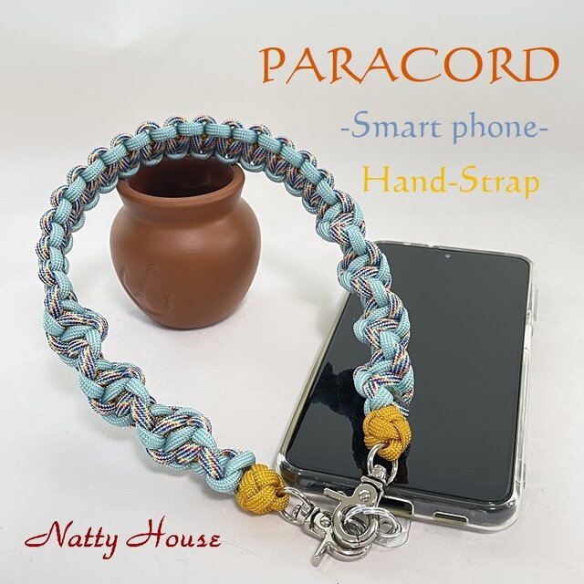 ハンドストラップ スマートホン PARACORD パラコード パラシュート