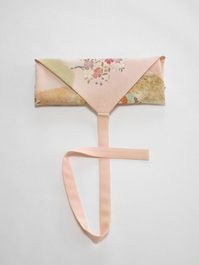 弽づつみ　ピンク 訪問着　