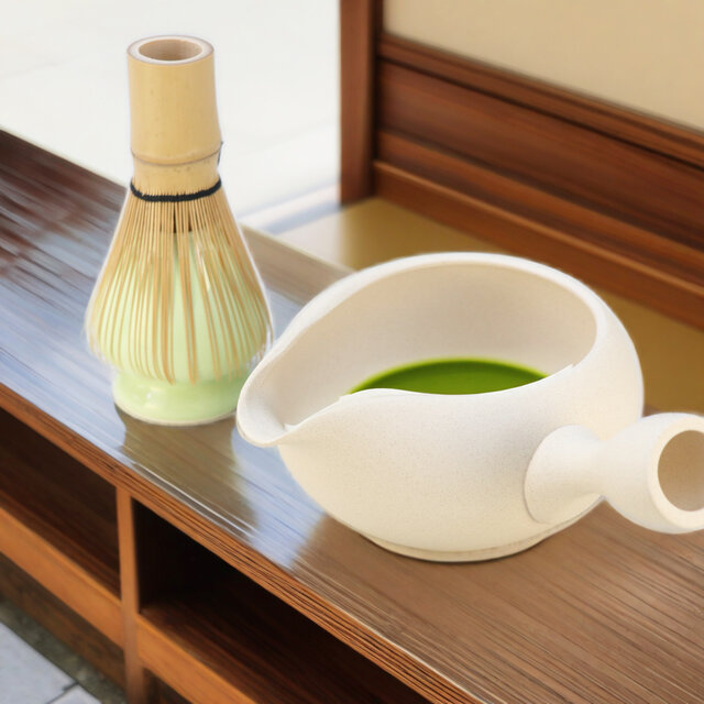 抹茶急須　焼き締め【常滑焼】