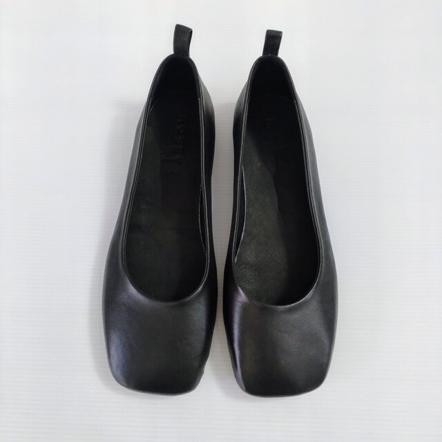 ◇新作◇幅広対応◇本革バレエシューズ　無料サイズ調整　色変更可　外反母趾　大人可愛い　本革　24cm～25cm