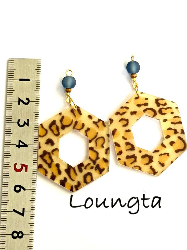 送料無料‼️ヒョウ柄ピアス プチプラピアス | iichi 日々の暮らしを