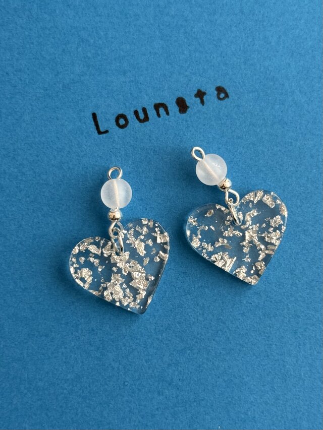 送料無料‼️シルバーピアス ハート シルバー