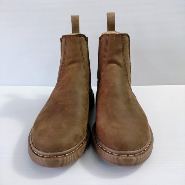 本革サイドゴアブーツ　カフェブラウン　サイズ無料調整
