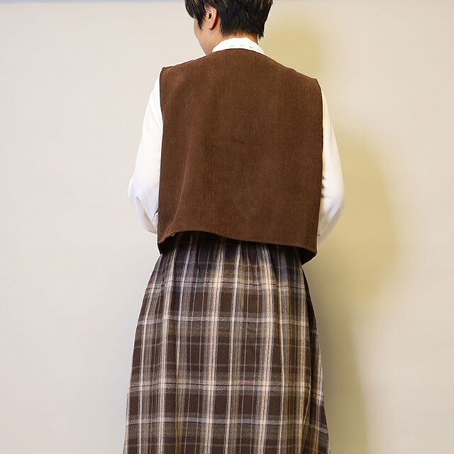 【希少】BLU NAUTA イタリア製 コーデュロイ ベスト L ブラウン 希少】BLU NAUTA イタリア製 コーデュロイ ベスト L ブラウン