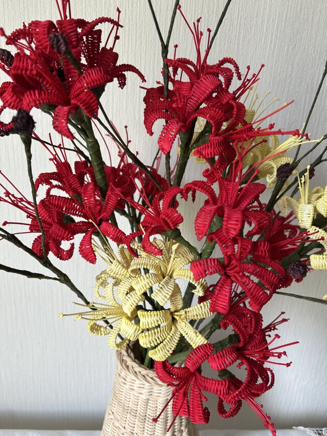 籐の花 ヒガンバナ | iichi 日々の暮らしを心地よくするハンドメイドや
