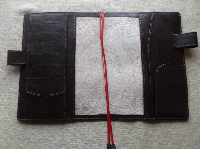 ほぼ日手帳仕様 B6サイズレザー手帳カバー 刻印＆拭き染め | iichi