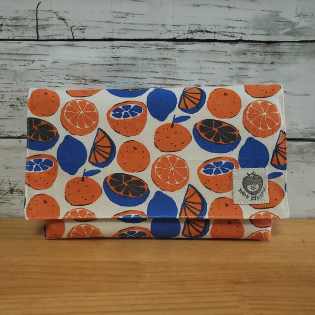御朱印帳ケース・マルチケース ミカン柄