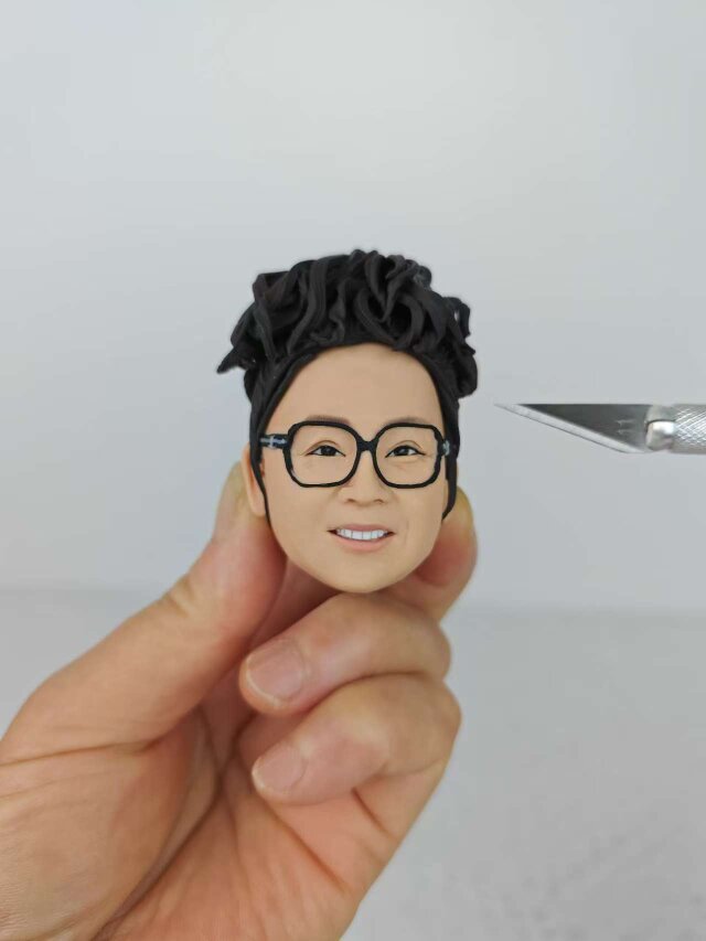 誕生日プレゼント 女性 彼女 オーダーメイド 似顔絵 人形 女友達 写真