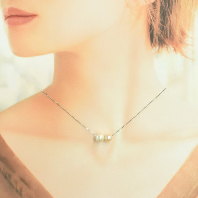 淡水パール ネックレス ペンダント SV925 CK046CIBSN | iichi 日々の