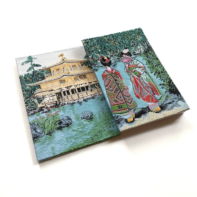 金閣寺〜神時』 美術名画御朱印帳 B6大判 御朱印帳 京都 重要文化財