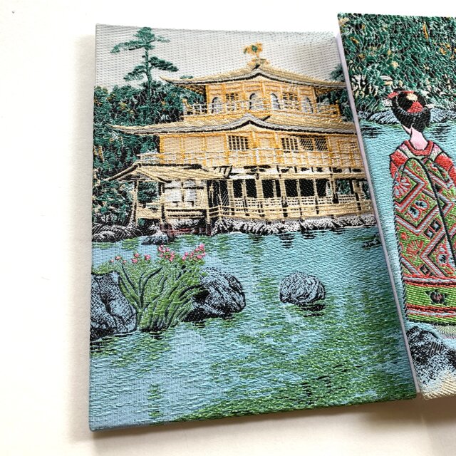 金閣寺〜神時』 美術名画御朱印帳 B6大判 御朱印帳 京都 重要文化財