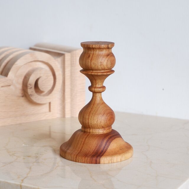 キャンドルスタンド ケーキスタンド 木製 楠 ケーキ台 燭台 13.5cm 18cm 22cm アクセサリー 仏壇 ろうそく立て