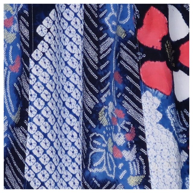 有松絞りのスカート パッチワーク 着物リメイク | iichi 日々の暮らし