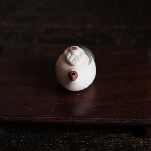 小ぶりで可愛い◇中国産 小ぶり陶器製ミニチュア急須 インテリア