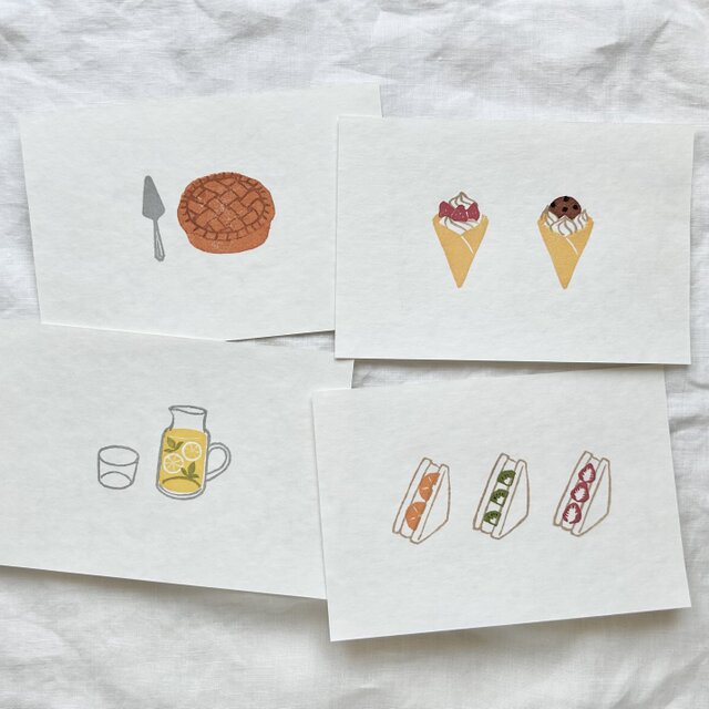 「おやつの時間」ポストカード