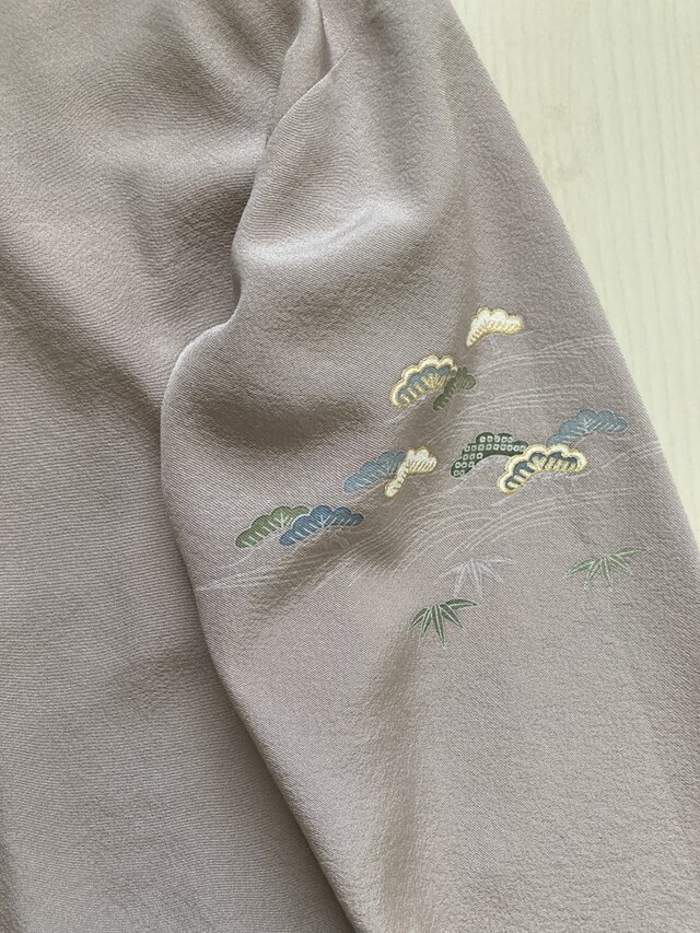 着物リメイクジャケット ピンクベージュ | iichi 日々の暮らしを