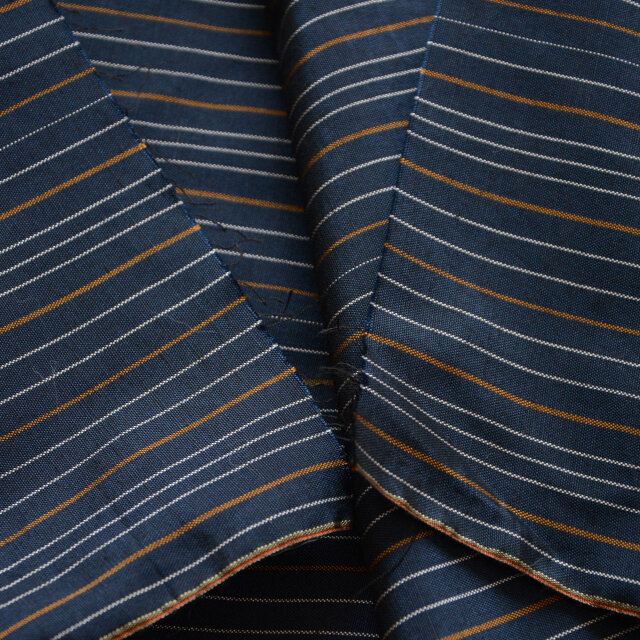 昭和中期 ヴィンテージ 反物 縞模様 デッドストック 生地 36cm