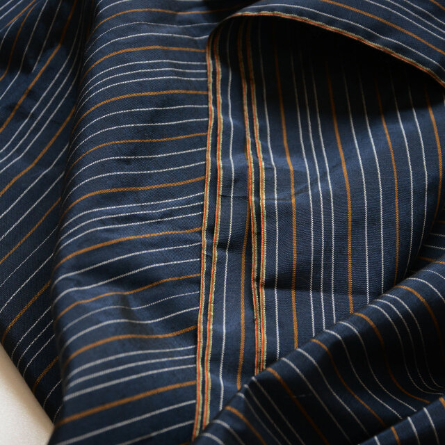 昭和中期 ヴィンテージ 反物 縞模様 デッドストック 生地 36cm