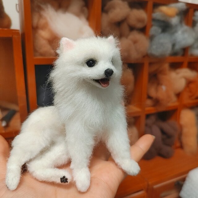 愛犬ロスを癒す 羊毛フェルト｜うちの子 オーダーメイド犬 | iichi