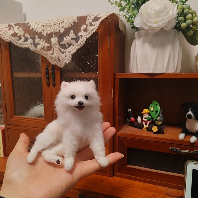 愛犬ロスを癒す 羊毛フェルト｜うちの子 オーダーメイド犬 | iichi