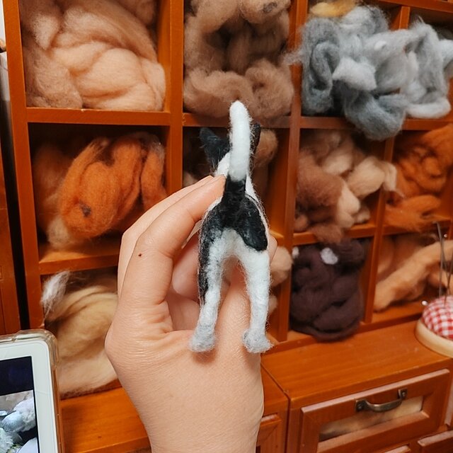 羊毛フェルト 犬 置物 オーダーメイド｜愛犬 メモリアル | iichi 日々