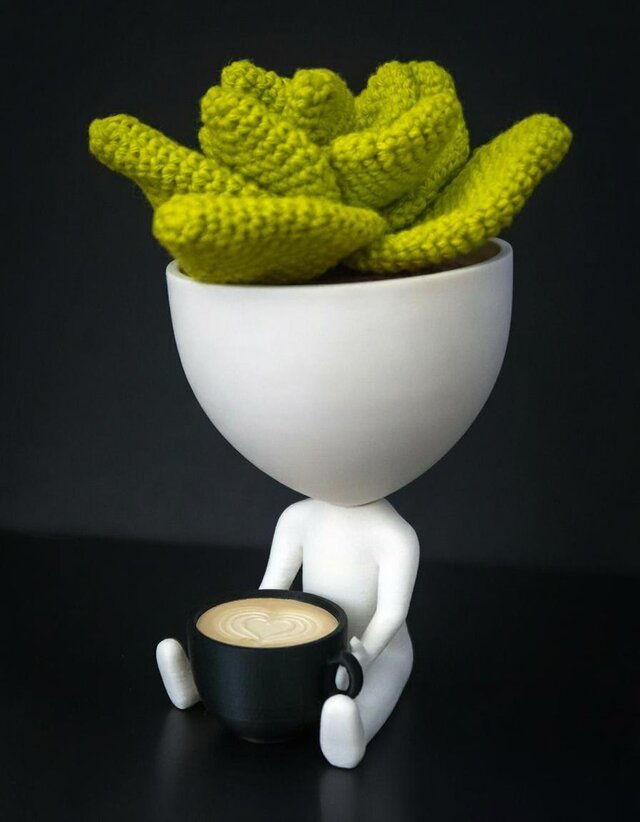 ロバート・プラント コーヒーを飲む