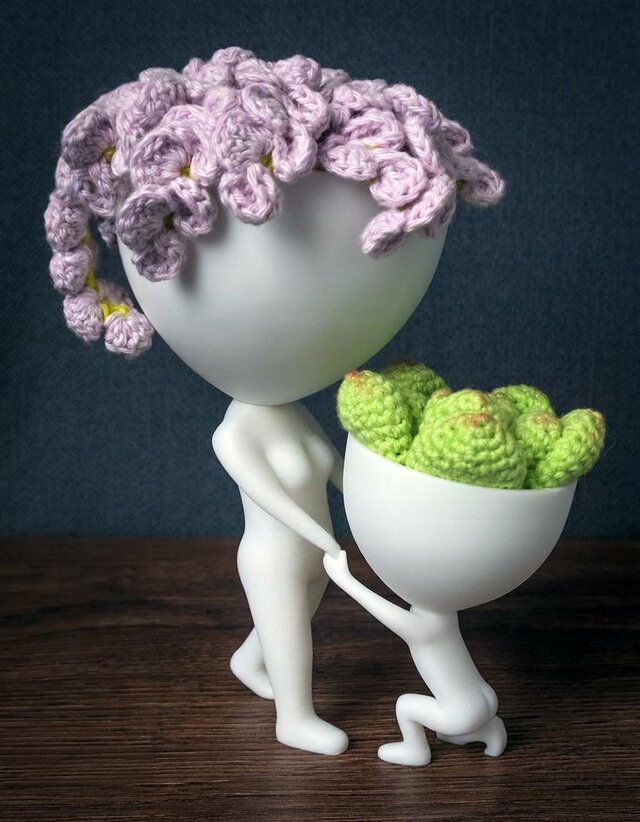 ROBERTA PLANT - 母と子のポット